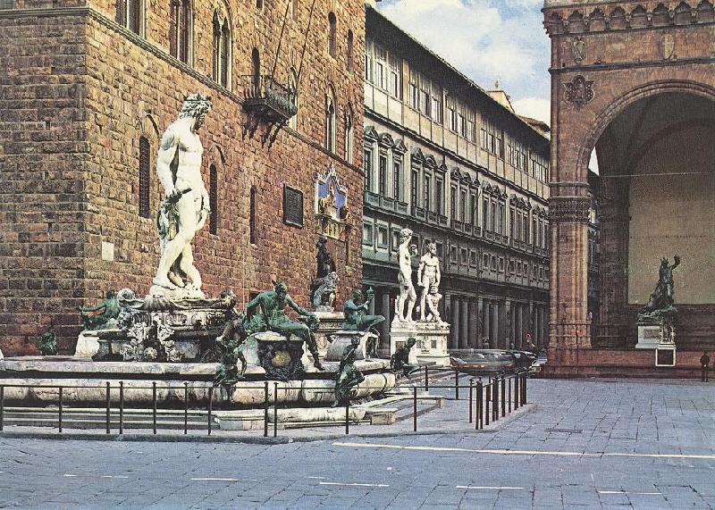 AMMANATI, Bartolomeo The Fountain of Neptune  lll oil painting picture